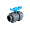 ΒΑΝΑ PVC Φ63 2 ΡΑΚΟΡ VSA22I 16ΑΤΜ ΜΠΛΕ TECHNO PLAST